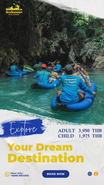 Full Day Phangnga Bay with Andaman Sea Kayak
